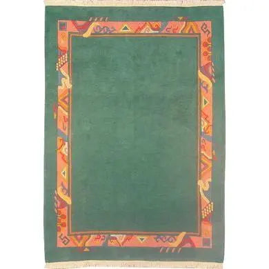 Home Collection Indo Nepal, India Style Oriental Hand-Knotted Rug With Natural Wool Area 8'2" X 6'6" Panr02162